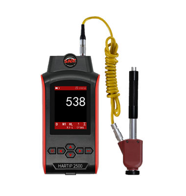 سختی سنج قابل حمل 999 حافظه داده TFT Hartip 2500 با پروب دیجیتال